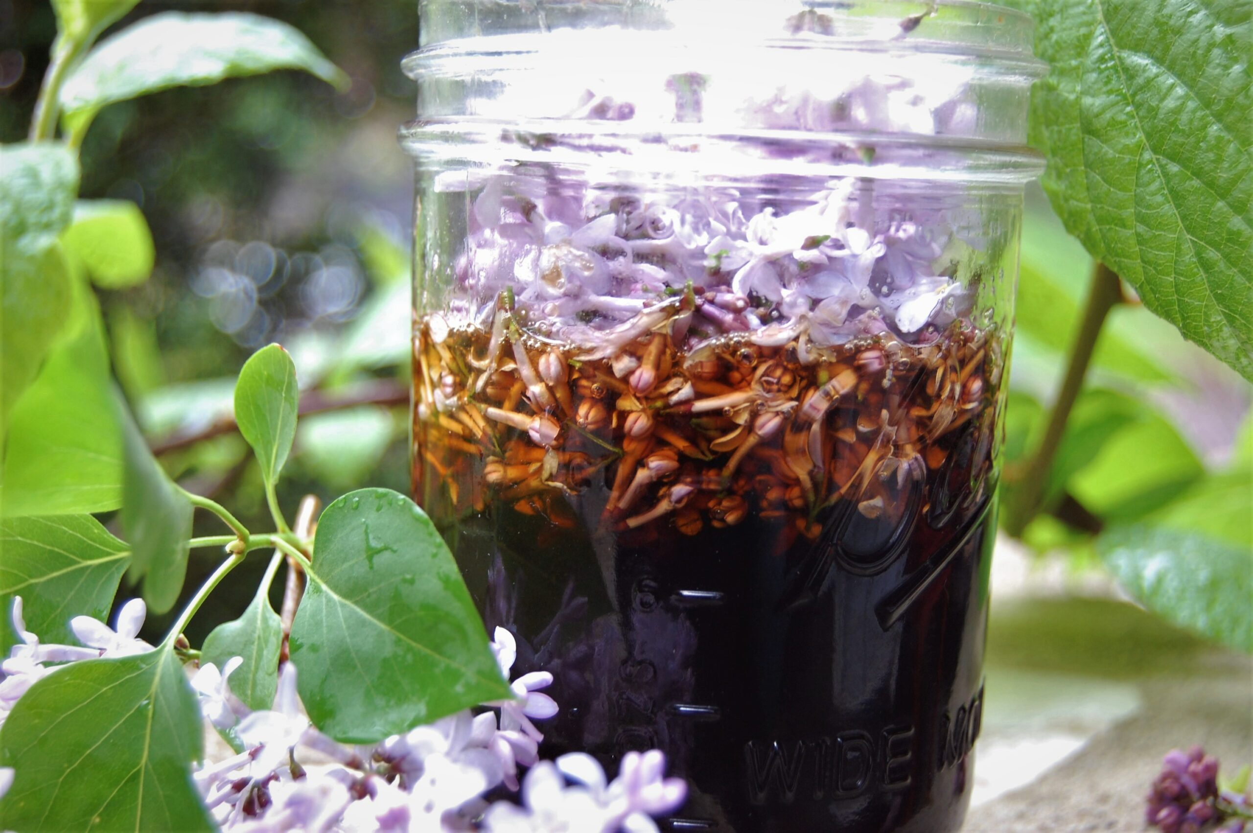 Lilac-infused Honey